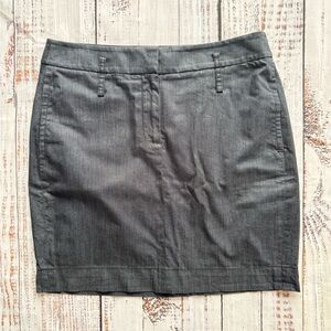 Ann Taylor Blue Chambray Blue skirt